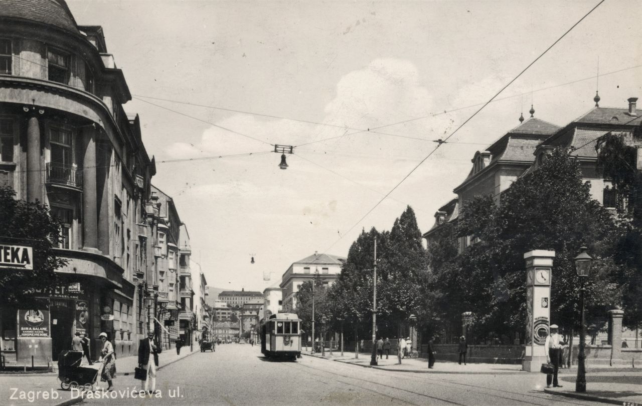Draškovićeva ulica oko 1930. godine B